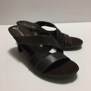 Aerosoles Brown Strappy Heels